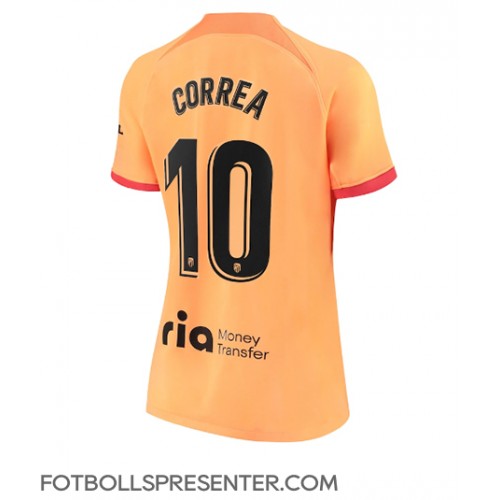Atletico Madrid Angel Correa #10 Tredje Matchtröja Dam 2022-23 Kortärmad Atletico Madrid Angel Correa #10 Tredje Matchtröja Dam 2022-23 Kortärmad